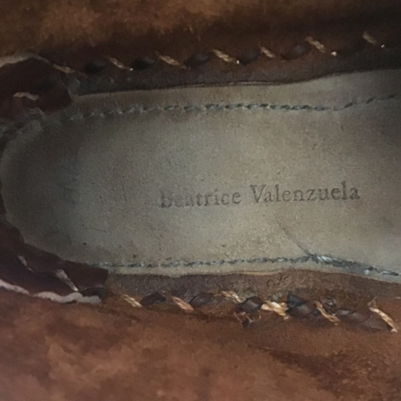 Beatrice Valenzuela / Ricardo Medina Lace Up Combinados Brown Leather Boots - Picture 8 of 9